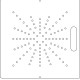 AECL 1/2 inch thick Polycarbonate Tray 96 - 1/4 inch diameter holes with No Scribing