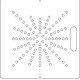 AECL 1/4 inch thick Acrylic Tray 96 - 3/8 inch diameter holes with No Scribing