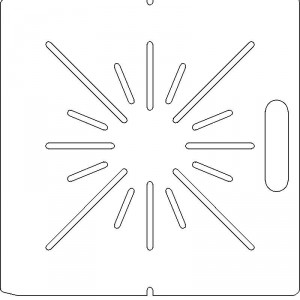 AECL 1/4 inch thick Acrylic Tray 16 slots - 1/4 inch wide with No Scribing