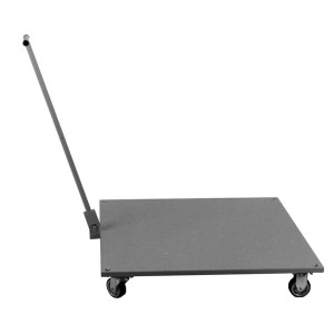 Under Bed Radiation Shield, 1 Inch Thick Lead, 36 Inch Square