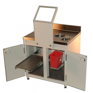 Cabinet for Nuclear Medicine with Legs