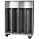 Mobile Storage Cabinet, 44 Trays Size, 11 3/4 Inch to 12 1/4 Inch