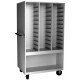 Double Sided Mobile Cabinet, 66 Trays Size, 11 3/4 Inch to 12 1/4 Inch