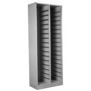 Block Storage Cabinet, 34 Trays Size, 11 3/4 Inch to 12 1/4 Inch
