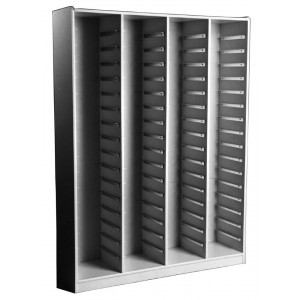 Block Storage Cabinet, 68 Trays Size, 11 3/4 Inch to 12 1/4 Inch
