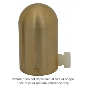 24MV Brass Build-Up Cap -  Farmer Style Fits Over CO60 Cap