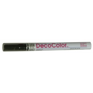 DecoColor Paint Markers, Fine Tip, Black