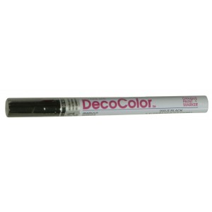 DecoColor Paint Markers, Fine Tip, Black