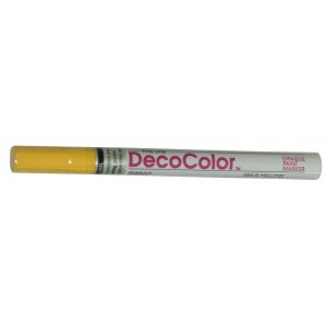 DecoColor Paint Markers, Fine Tip, Yellow