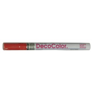 DecoColor Paint Markers, Fine Tip, Red