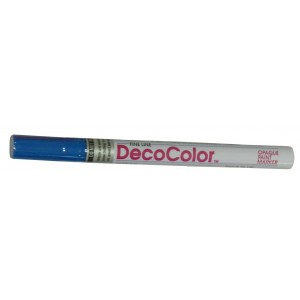 DecoColor Paint Markers, Fine Tip, Blue