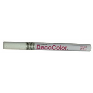 DecoColor Paint Markers, Fine Tip, White