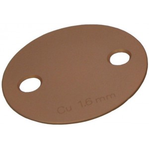 Copper Cover 7.98cm Diameter x 1.59mm Thick