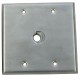 Wall Plate, Double, for Triax Cable Connector