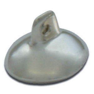 Silver-Plated Eye Shield, SMALL