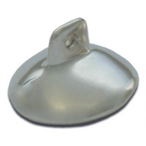 Silver-Plated Eye Shield, MEDIUM