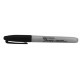 Skin and Film Marking Pen, Black, Package of 12