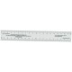 White Plastic Ruler, 2.9cm Wide x 20cm Long