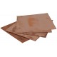 Copper Sheet, 0.010 Inch (0.25mm) Thick x 6 Inch Square
