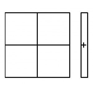 Scribing on Top thru Center, on 2 Sides