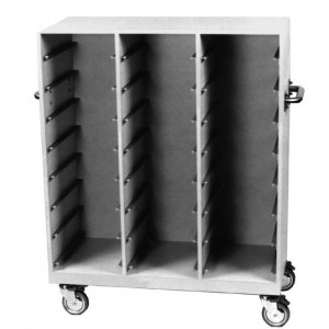 Block Transport Cart, Tray Size, 12 1/4 Inch to 12 3/4 Inch