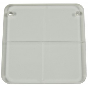 Elekta Acrylic Drawing Plate, 9mm Thick, 6cm Square