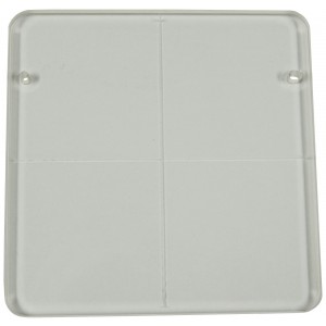 Elekta Acrylic Drawing Plate, 9mm Thick, 10cm Square