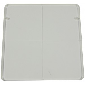 Elekta Acrylic Drawing Plate, 9mm Thick, 14cm Square