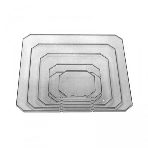 Varian Type III (with MLC) Acrylic Drawing Plate, 10cm Square