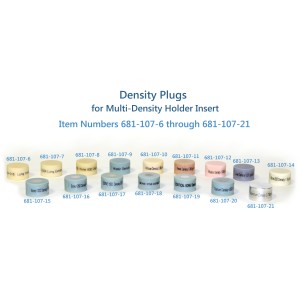 Aluminum Density Plug, for Multi Density Holder Insert