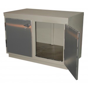 Stainless Steel Covered 1/2" thick Lead Cabinet