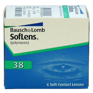 Soft Contact Lenses, 14mm Diameter, Box of 6