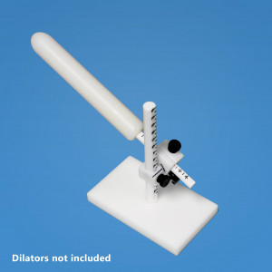 Adjustable Holder with Base for Dilators with Stem Scale