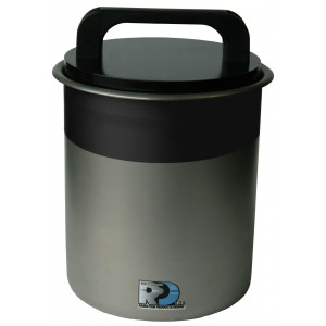 Stainless Steel Storage Container, 1 Inch Lead Shielding