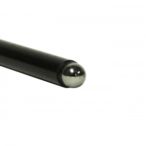 Tungsten Ball 5.5mm Dia on 6mm diameter x 30cm Carbon Fiber Rod