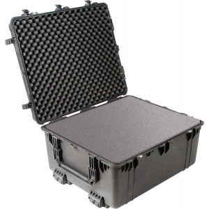 Transport Case, Inside: 30" W x 25" D x 15" H with Foam 