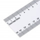 White Plastic Rule, 5.1cm Wide x 45cm Long, Package of 12