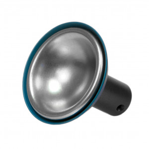 Tungsten Eye Shield, LARGE, 2mm Thick with Aluminum Cap