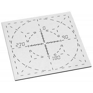 Alignment Pattern in Tungsten, for ISIS QA-1 Phantom