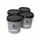 Gallon Plastic Buckets with Covers (4/pkg) 
