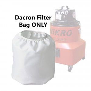 Dacron Filter Bag for NIKRO 10 Gallon HEPA Lead Vacuum (Qty. 1)