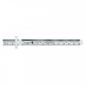 Stainless Steel Flexible Ruler - 150mm, 6 Inch