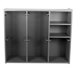 Electron Cone Wall Shelf, Holds 5 Varian Type II (non MLC) or III (with MLC) Electron Cones