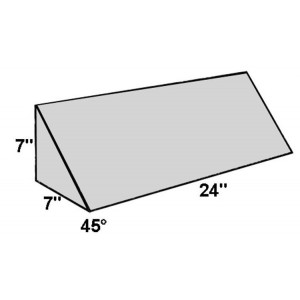 Covered Foam Wedge 45 Degree Angle