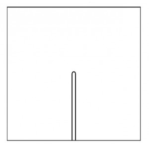 Polystyrene Phantom / 0.3cc Chambers without Build-Up Cap Drilled 0.7cm from Top