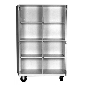 Mobile Storage Cabinet with Doors