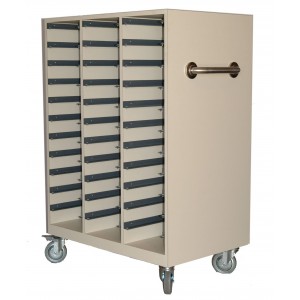 Storage Cart for Varian Brass Compensators