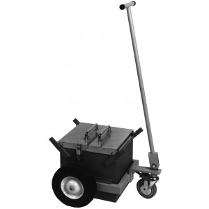 Radioactive Material Container and Cart with 1/2 Inch Lead Walls