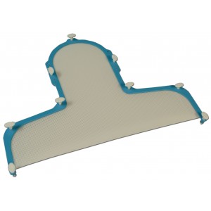 Aquaplast Disposable Head and Shoulder S-Frame, 2.4mm Thick, with T-Pins