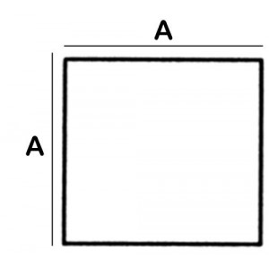Square Lead Block 1.5cm square x 8cm High